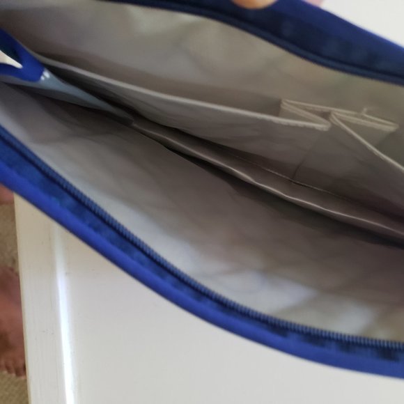 Silk Makeup Bag - Turquoise, Green, Purple - Picture 4 of 4